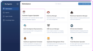 Marketplace de Agentes Zia